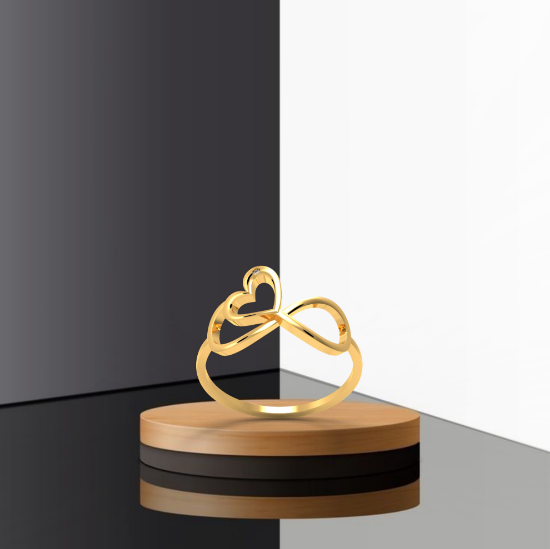 Picture of New Trendy Delicate Twist Heart Ring