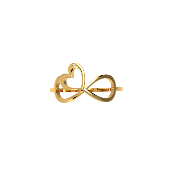 Picture of New Trendy Delicate Twist Heart Ring