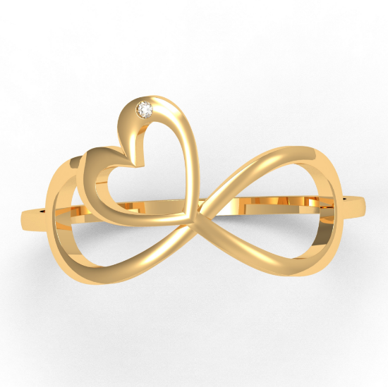Picture of New Trendy Delicate Twist Heart Ring