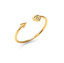 Picture of The Arrow of the Heart Dainty Gold Ring