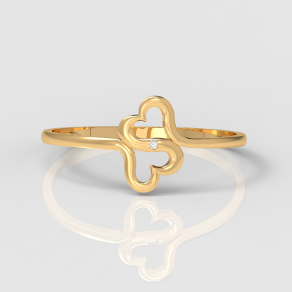 Gold Heart Ring