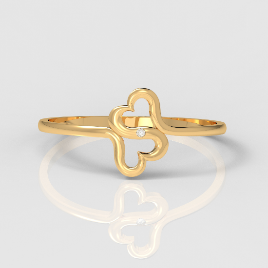 Gold Heart Ring