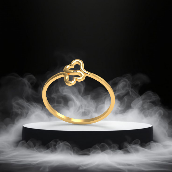 Two Heart Merge Ring