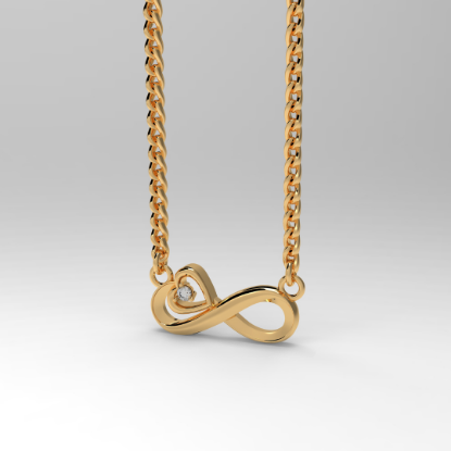 Infinity Gold Pendant