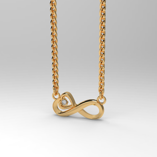 Infinity Gold Pendant