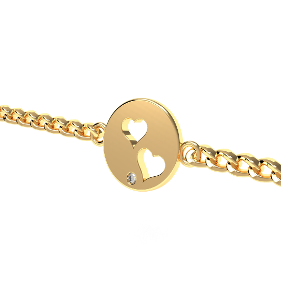 Heart Charm Bracelet