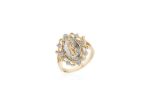 Mother Mary Fashion Ring with CZ's