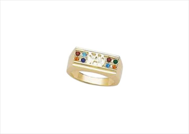Dad Family Birthstone Ring