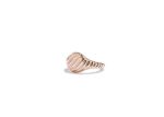 Rose Gold Plated Twisted Mens Ring