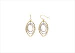 Three Tone Plated | Chandelier Earrings