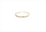 Tri Tone Plated | Flat Bangles