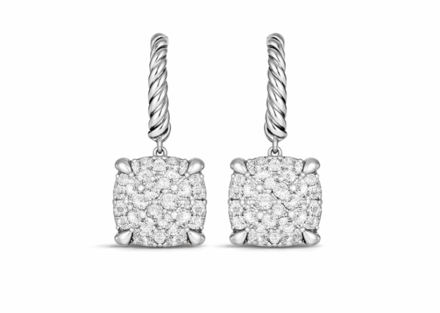 Rhodium Plated Earrings
