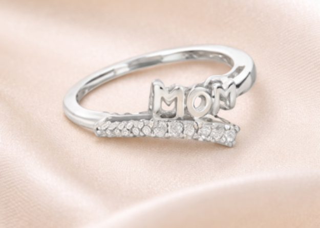 Mothers Day CZ Studded Ring
