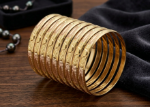 three tone bangles for women