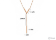 Modern Lariat Necklace
