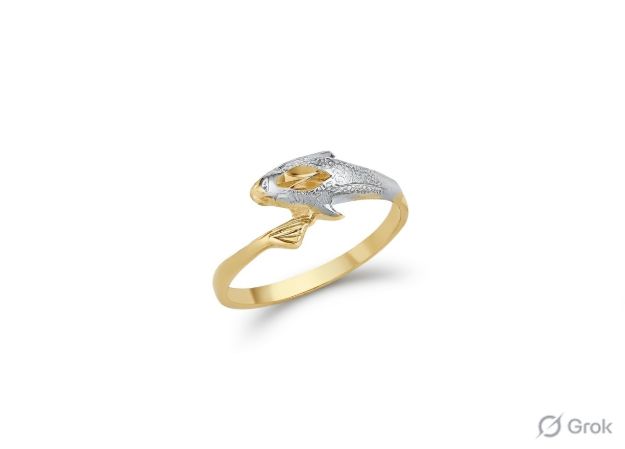 Gold Plated Dolphin Ring