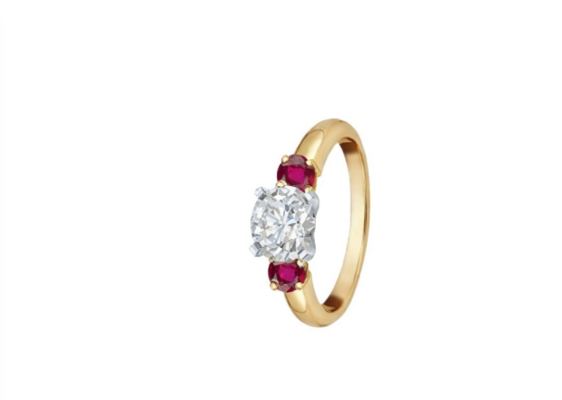 Yellow Gold CZ Ring