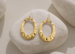 ladies gold fashion earrings