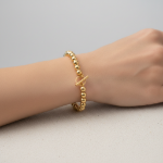 Picture of Gold Plated Toggle Beaded Bracelet