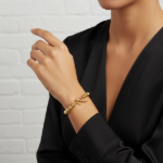 Picture of Gold Plated Toggle Beaded Bracelet