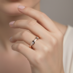 Rose Gold Plated Wedding Anniversary Ring