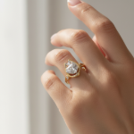 Fashion Horeshoe Gold Plated Rings