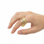 Fashion Elephant Charm Ring