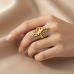 Gold Plated Filigree Ring