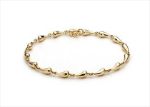 Gold Plated Womens Tennis Bracelet