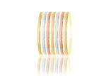 3 Tone Plating 3mm 7-day gold Plated Samenario Bangle