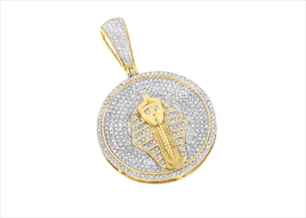 Egyptian Pharaoh Head King Pendant