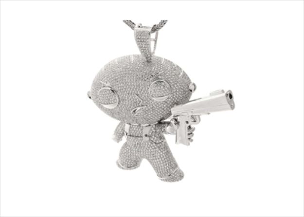 Hip Hop Micro Pave Boy Pendant