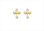 Religious Cross Stud Earring
