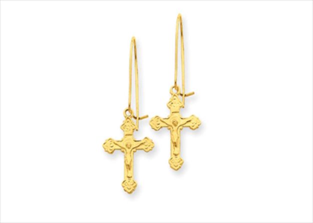 Religious Crucifix Earring